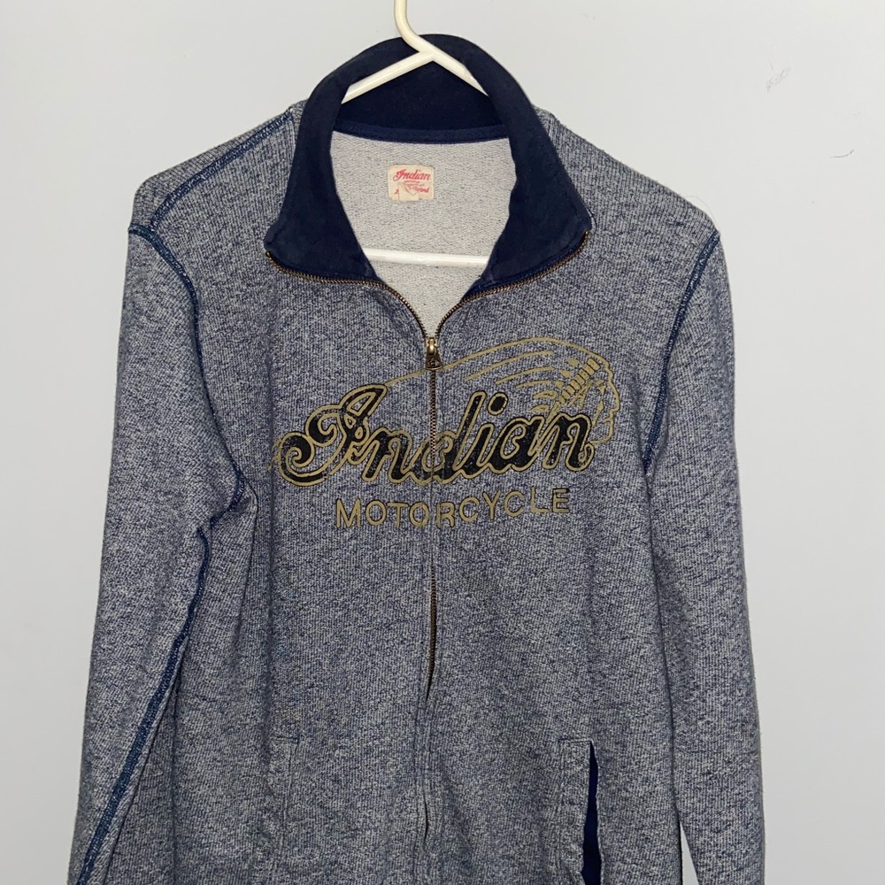 Indian Motorcycle Zip Sweatshirt - RARE